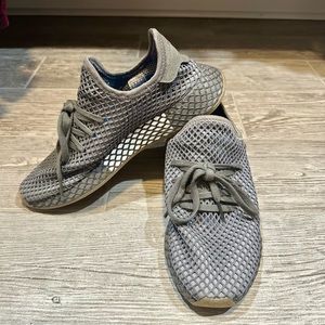 adidas Deerupt Muted Neons Grey Four Size 8